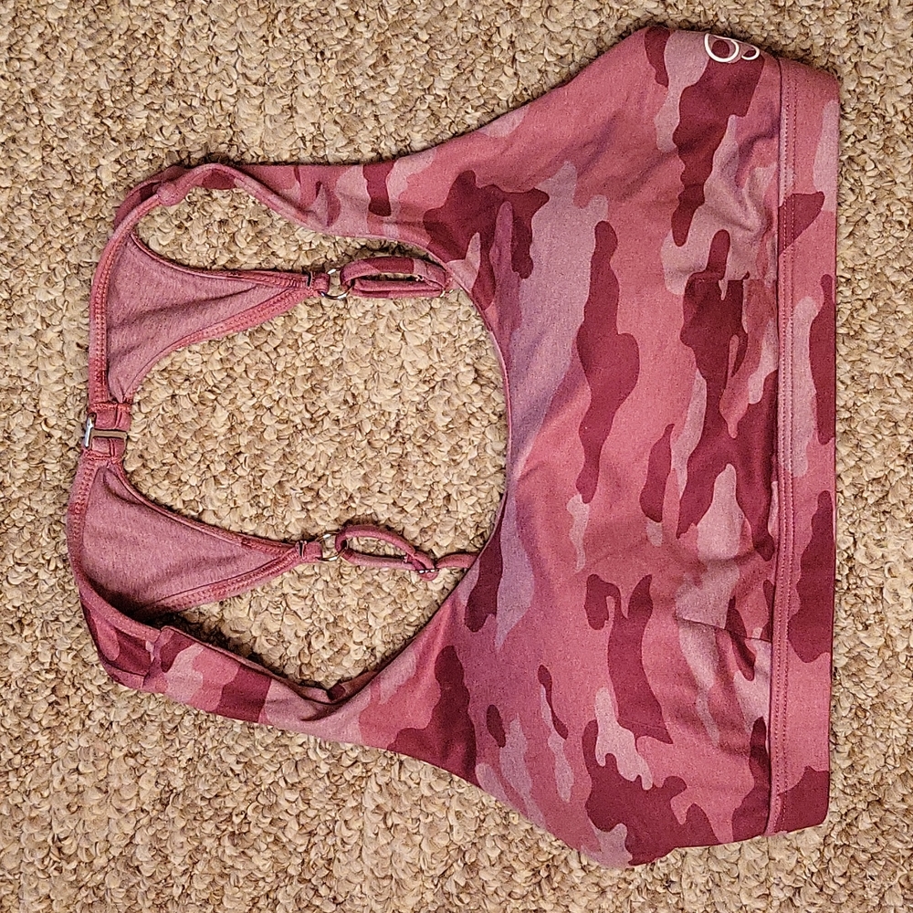 Bombshell Sportswear Pink Camo Sports Bra